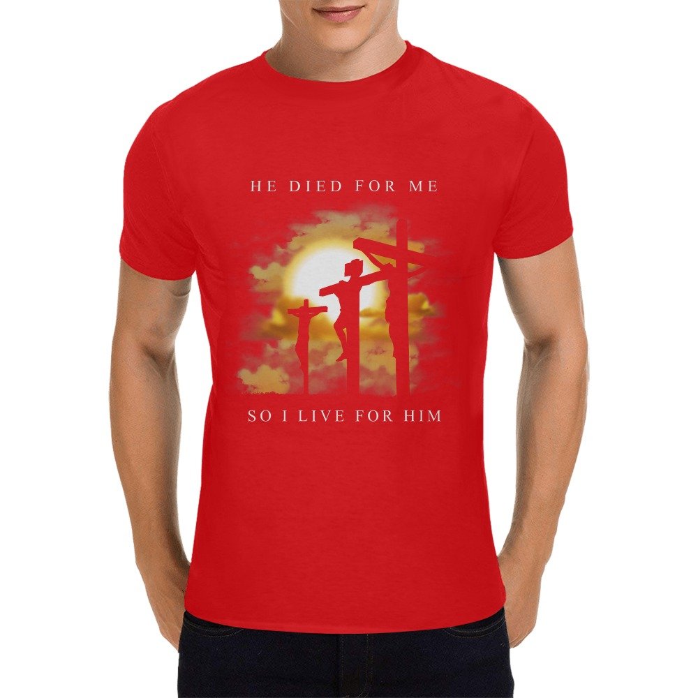 Men’s Christian T-Shirt – Premium Ring-Spun Cotton Faith Graphic Tee - Image 3