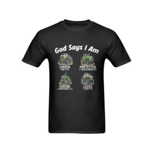 Men’s Christian T-Shirt – Premium Ring-Spun Cotton Faith Graphic Tee