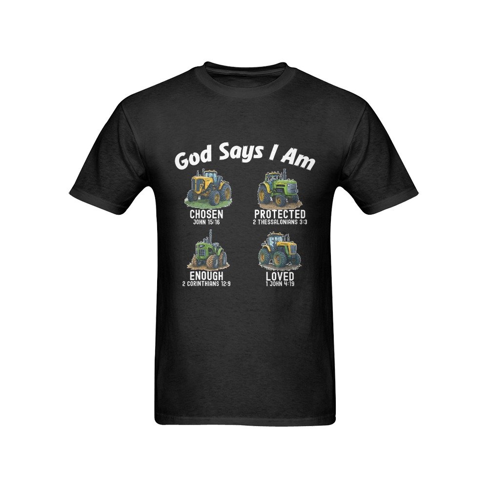 Men’s Christian T-Shirt – Premium Ring-Spun Cotton Faith Graphic Tee