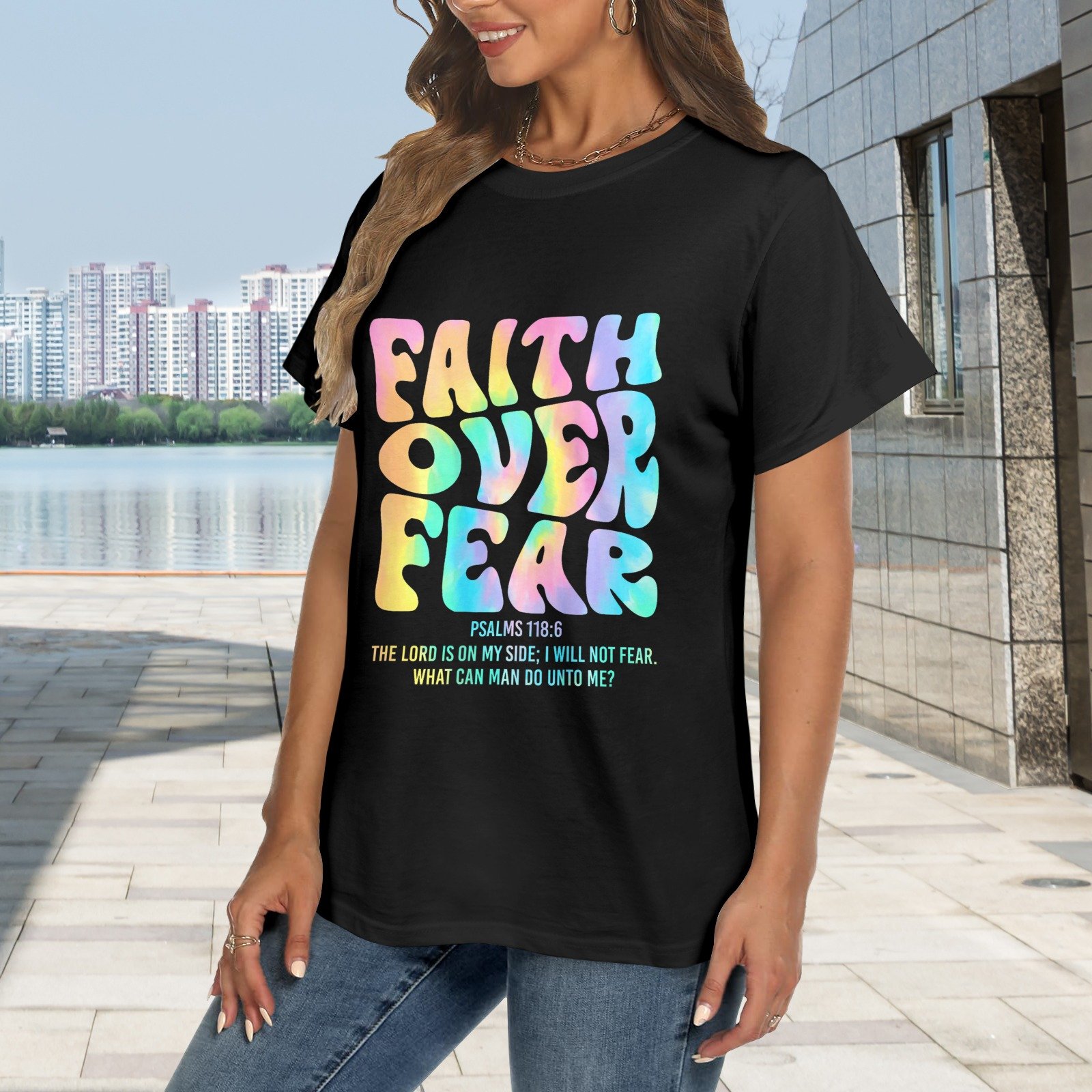 Men’s Christian T-Shirt – Premium Ring-Spun Cotton Faith Graphic Tee - Image 2