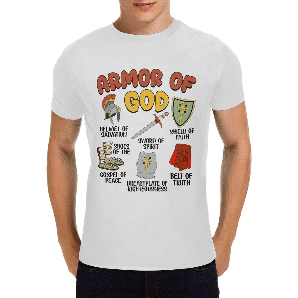 Men’s Christian T-Shirt – Premium Ring-Spun Cotton Faith Graphic Tee - Image 3