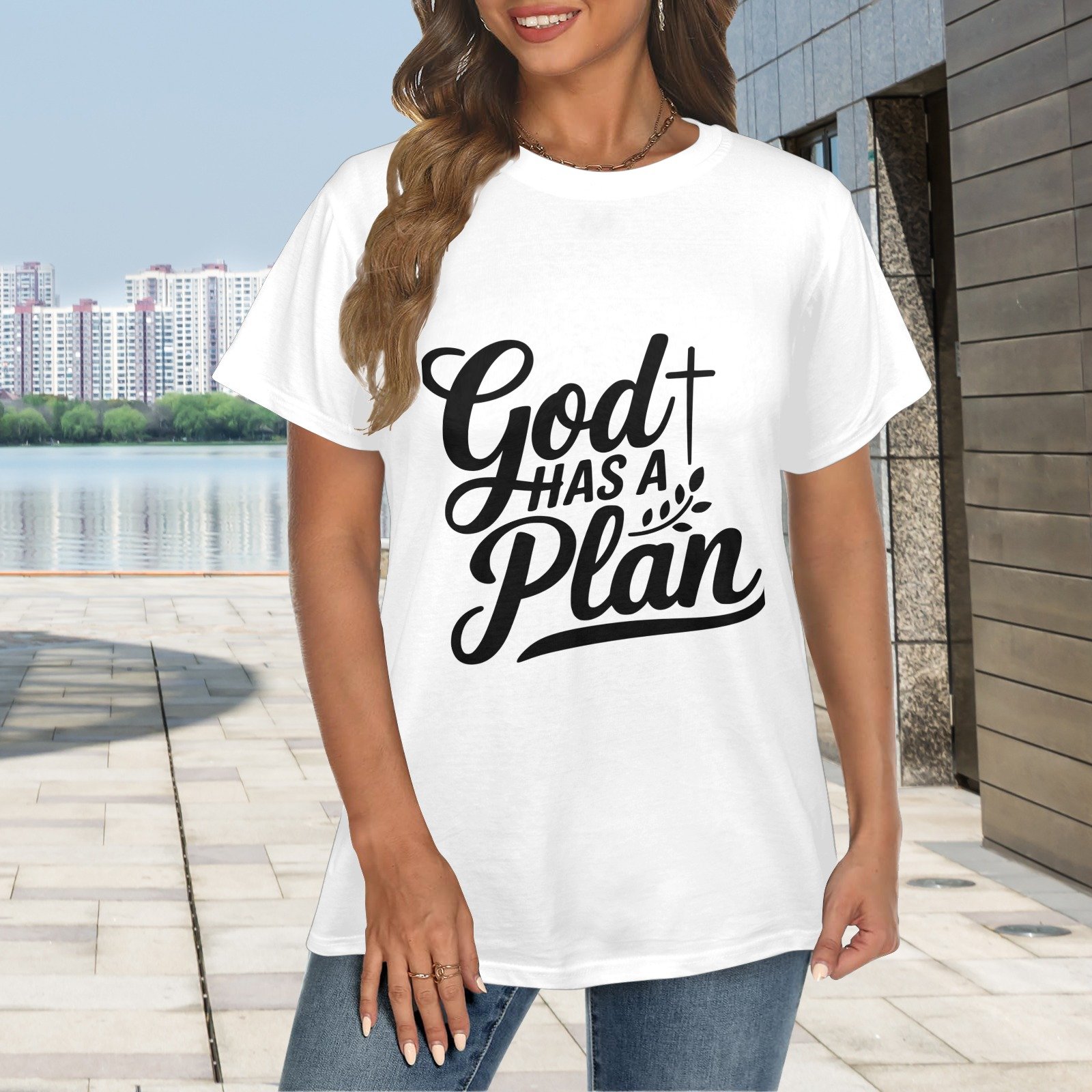 Men’s Christian T-Shirt – Premium Ring-Spun Cotton Faith Graphic Tee