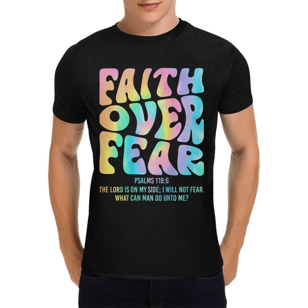 Men’s Christian T-Shirt – Premium Ring-Spun Cotton Faith Graphic Tee - Image 3