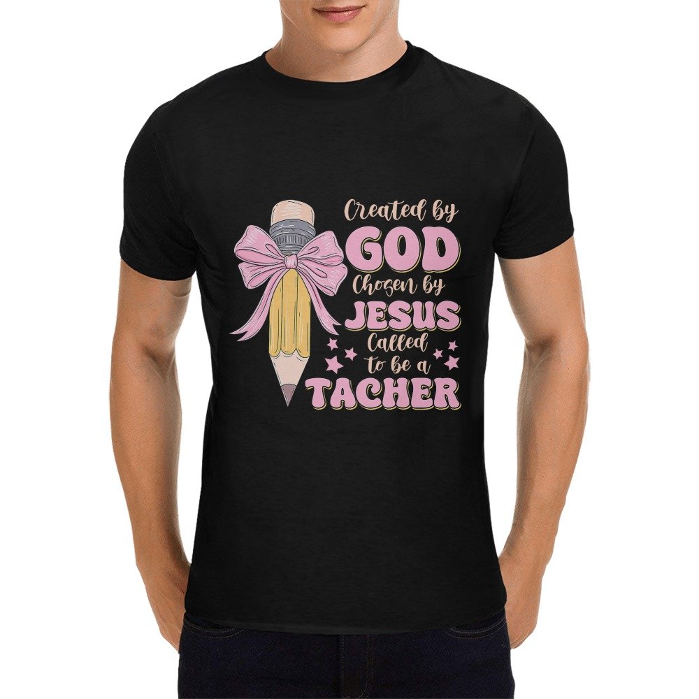Men’s Christian T-Shirt – Premium Ring-Spun Cotton Faith Graphic Tee - Image 3