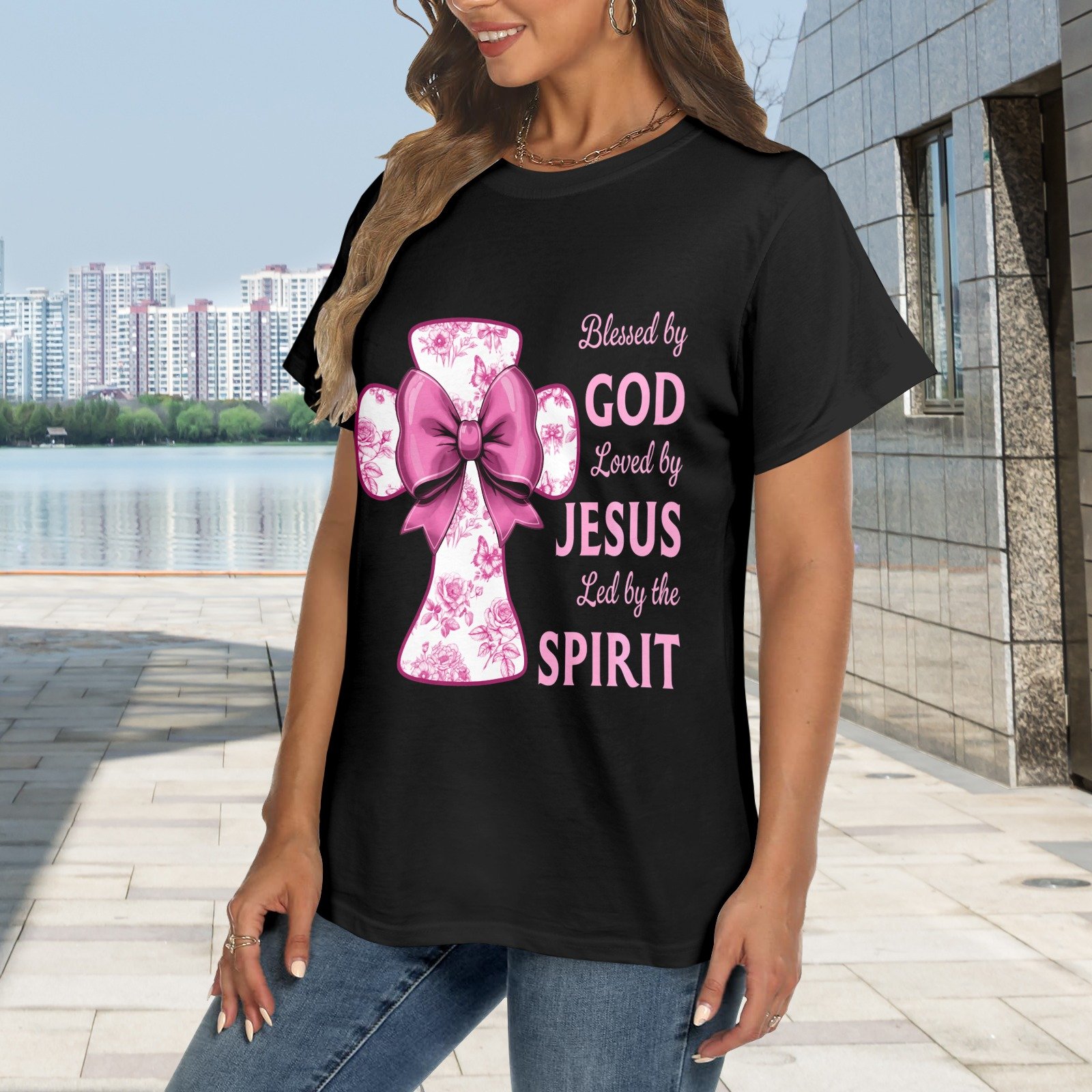 Men’s Christian T-Shirt – Premium Ring-Spun Cotton Faith Graphic Tee - Image 2