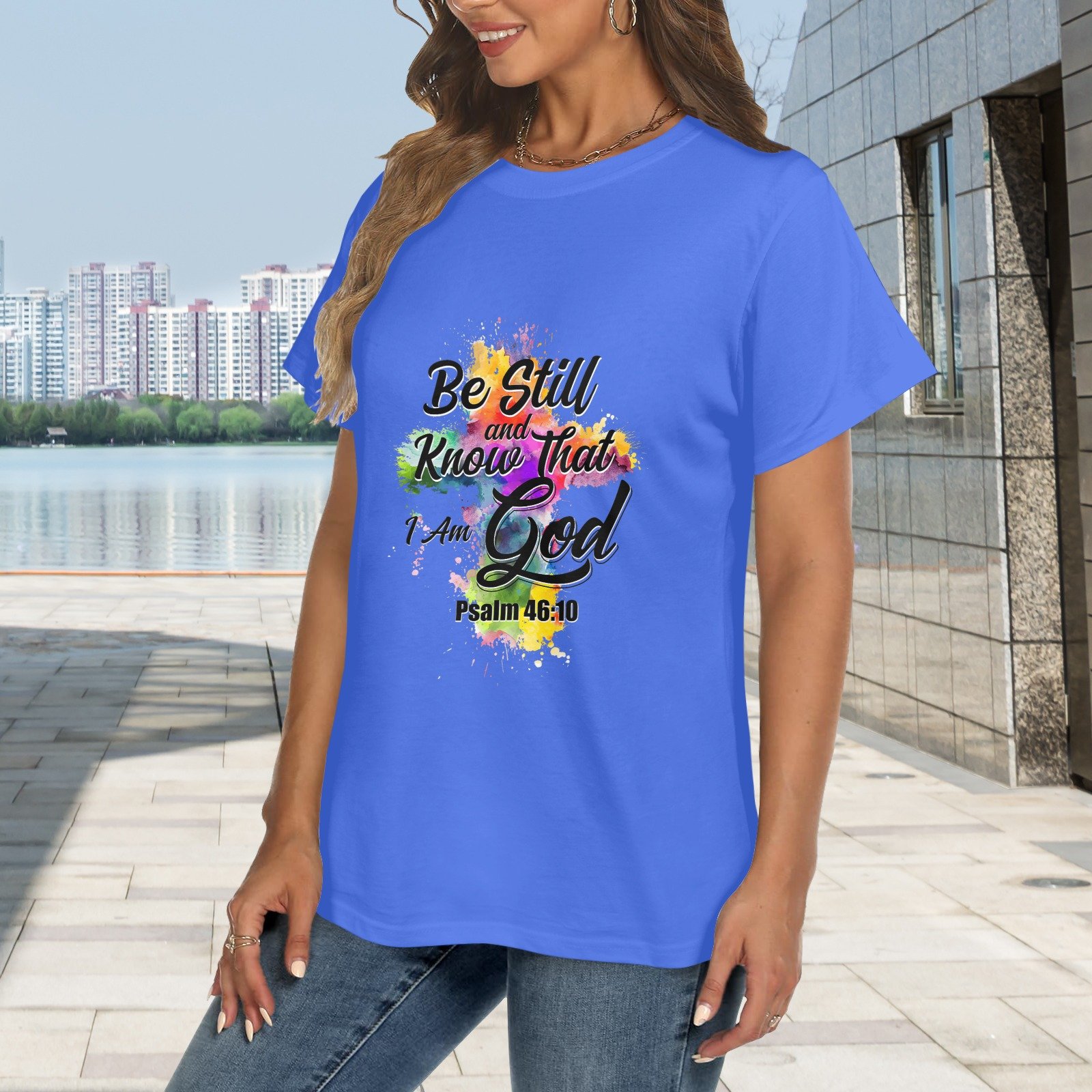 Men’s Christian T-Shirt – Premium Ring-Spun Cotton Faith Graphic Tee - Image 2