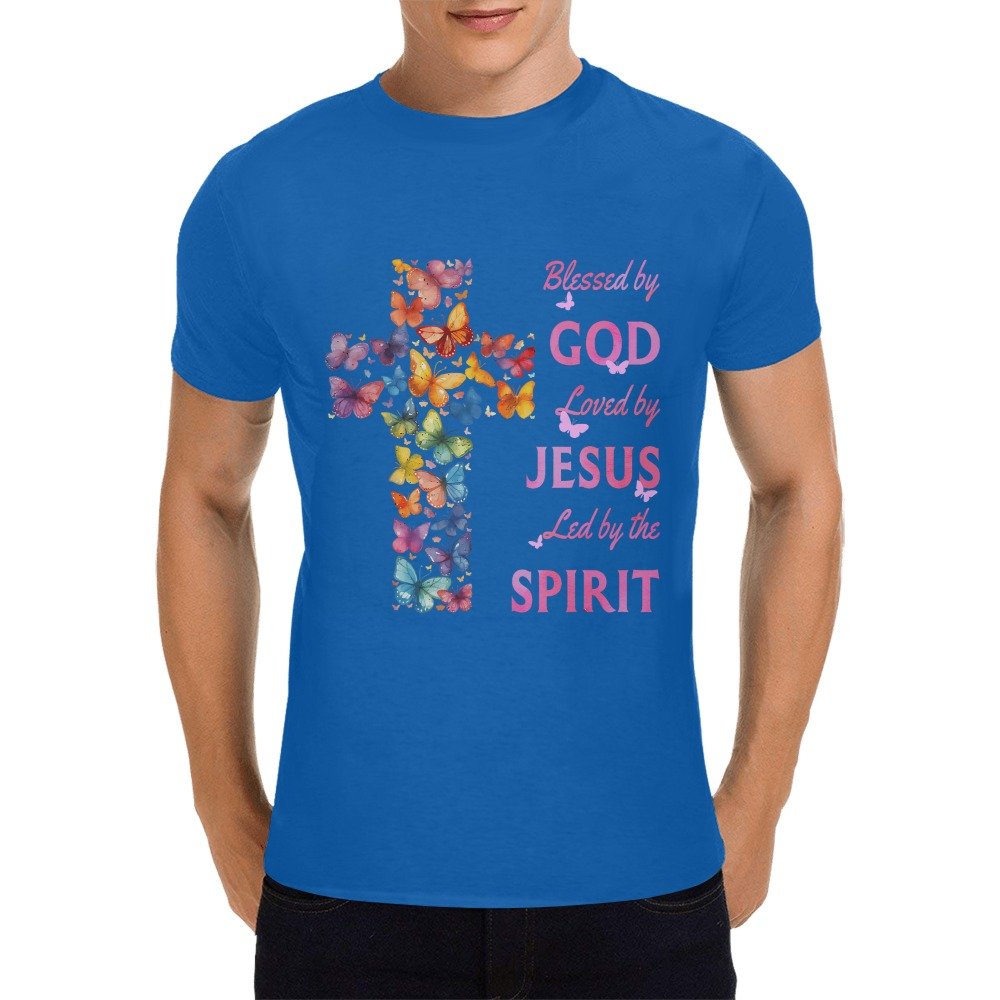Men’s Christian T-Shirt – Premium Ring-Spun Cotton Faith Graphic Tee - Image 3