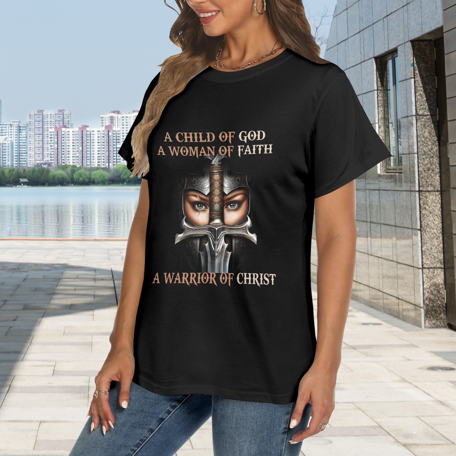 Men’s Christian T-Shirt – Premium Ring-Spun Cotton Faith Graphic Tee - Image 2