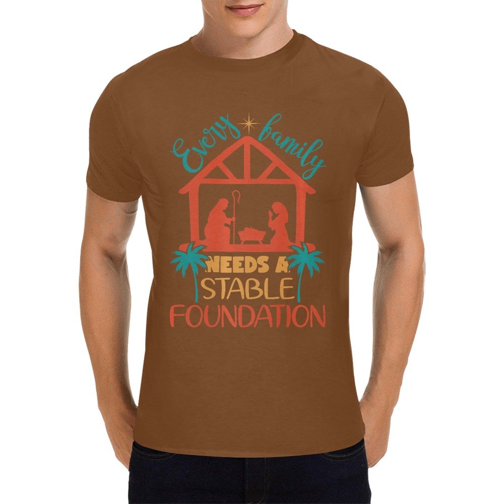 Men’s Christian T-Shirt – Premium Ring-Spun Cotton Faith Graphic Tee - Image 3