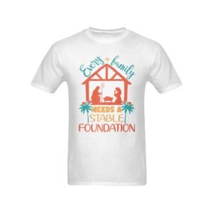 Men’s Christian T-Shirt – Premium Ring-Spun Cotton Faith Graphic Tee