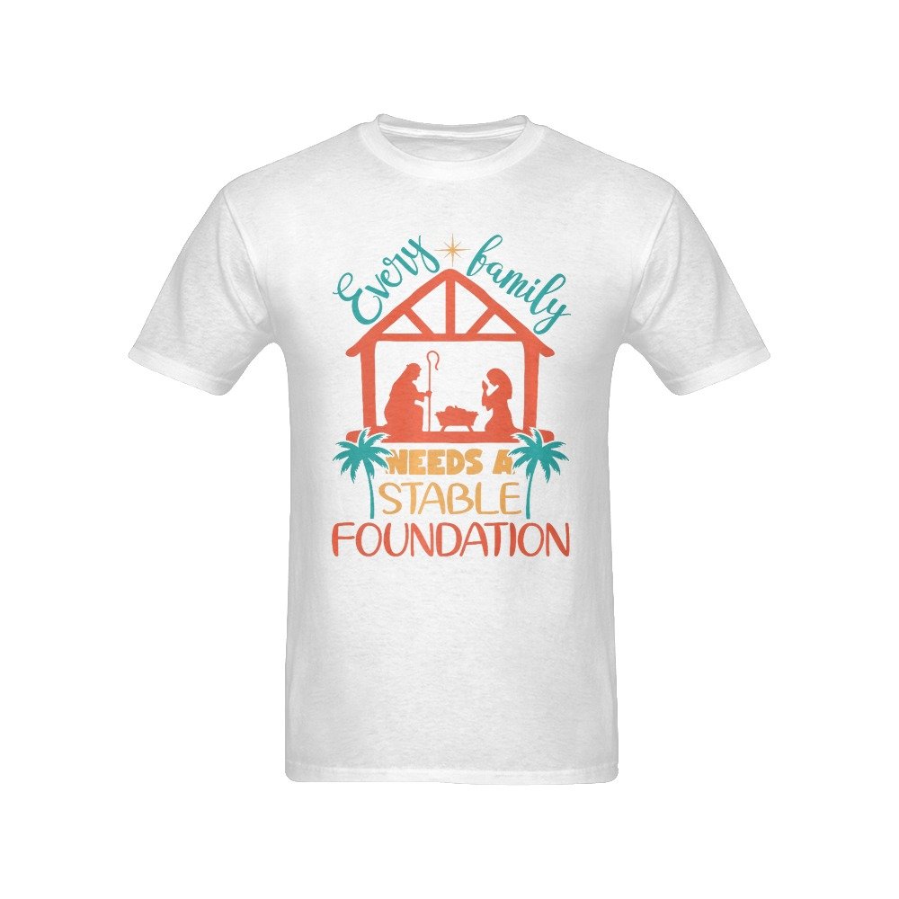 Men’s Christian T-Shirt – Premium Ring-Spun Cotton Faith Graphic Tee