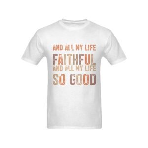 Men’s Christian T-Shirt – Premium Ring-Spun Cotton Faith Graphic Tee