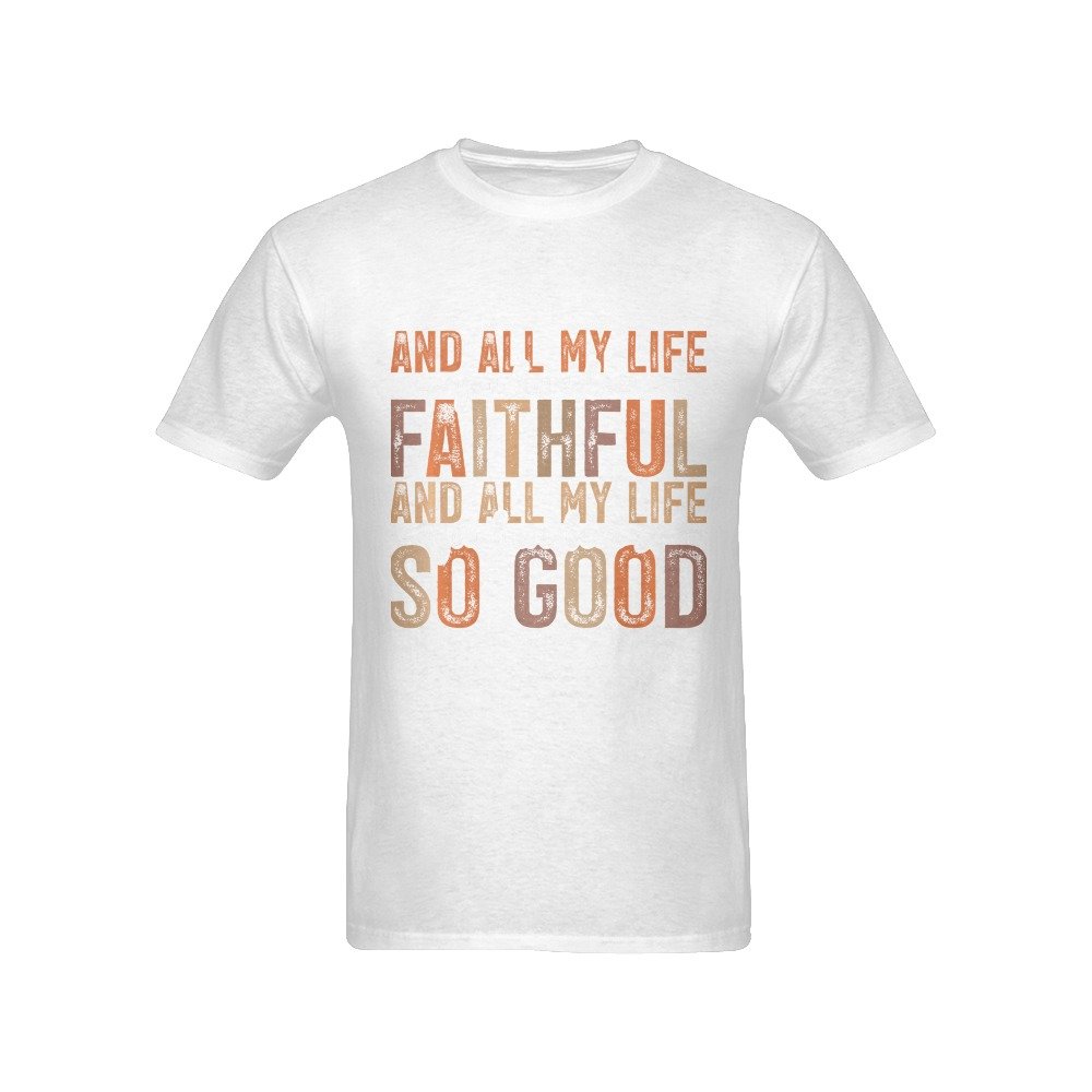 Men’s Christian T-Shirt – Premium Ring-Spun Cotton Faith Graphic Tee