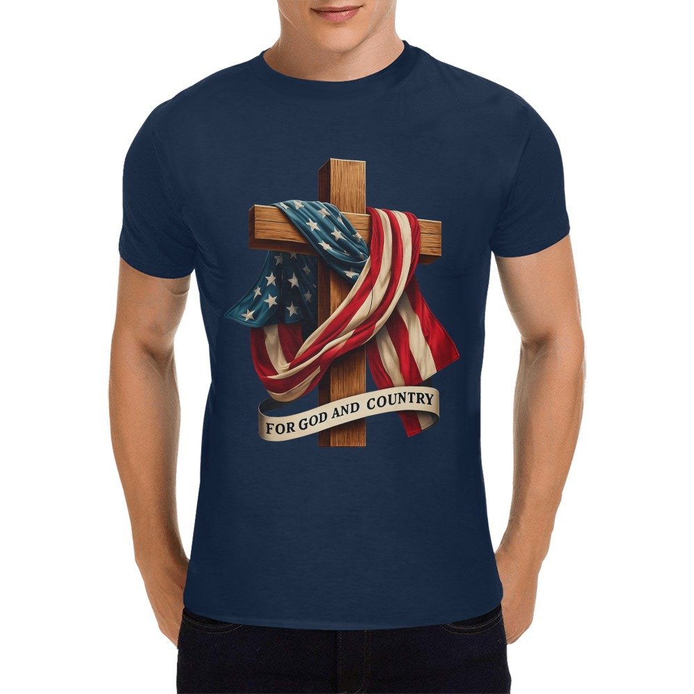 Men’s Christian T-Shirt – Premium Ring-Spun Cotton Faith Graphic Tee - Image 3