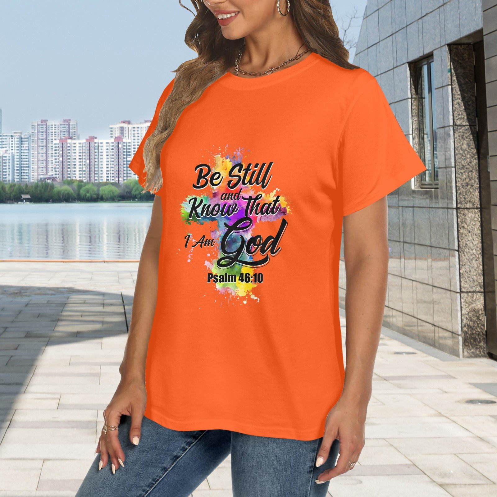 Men’s Christian T-Shirt – Premium Ring-Spun Cotton Faith Graphic Tee - Image 2