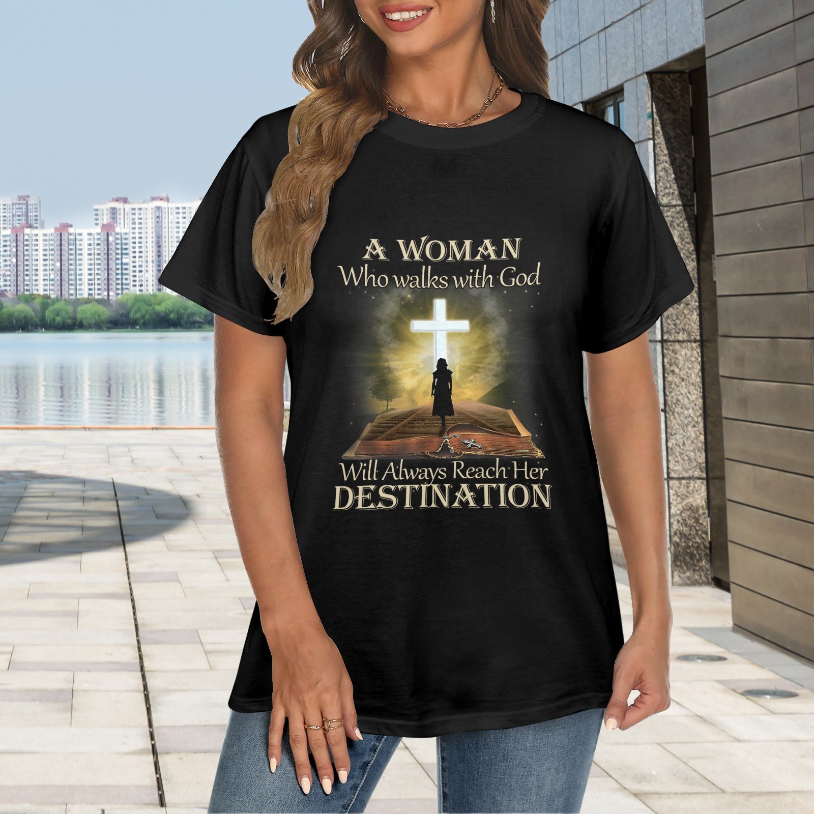 Men’s Christian T-Shirt – Premium Ring-Spun Cotton Faith Graphic Tee