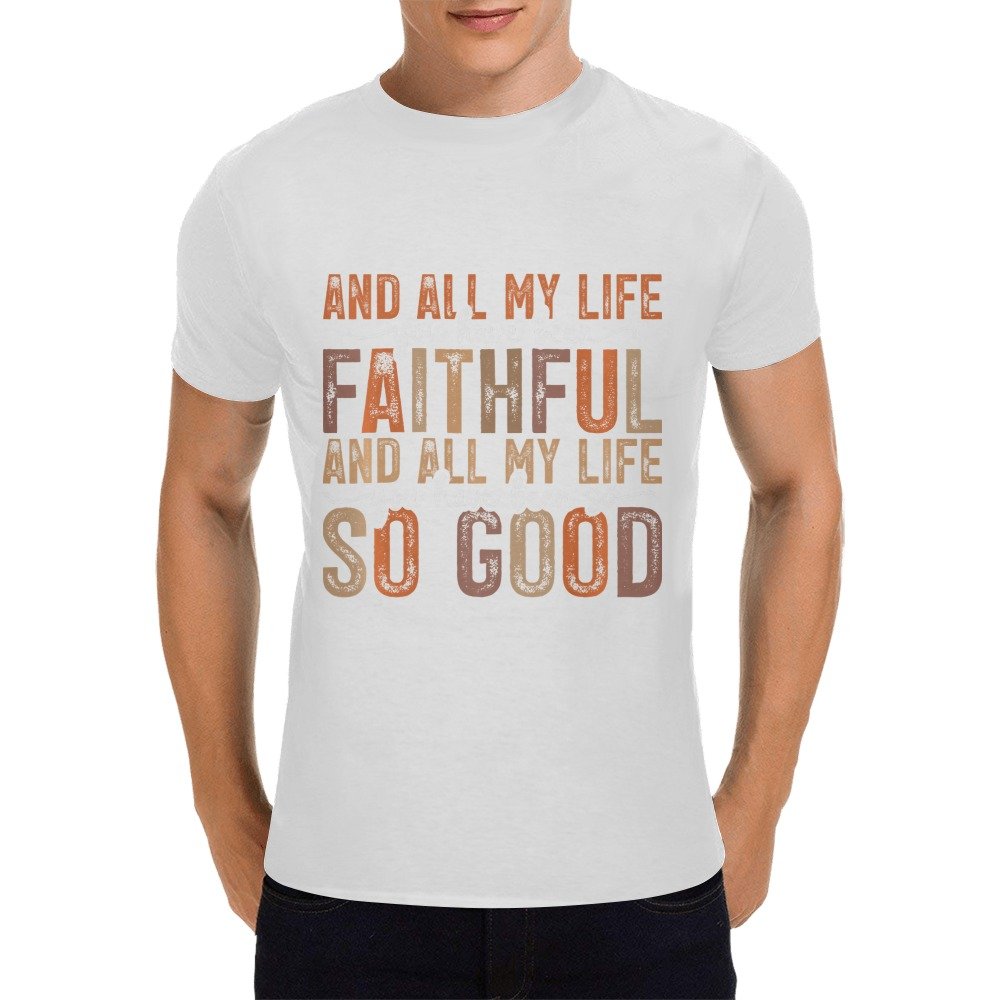 Men’s Christian T-Shirt – Premium Ring-Spun Cotton Faith Graphic Tee - Image 3