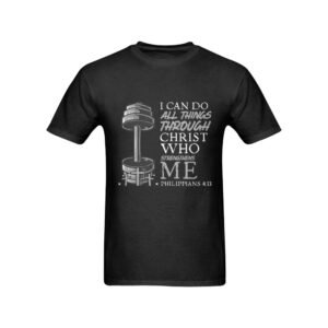 Men’s Christian T-Shirt – Premium Ring-Spun Cotton Faith Graphic Tee