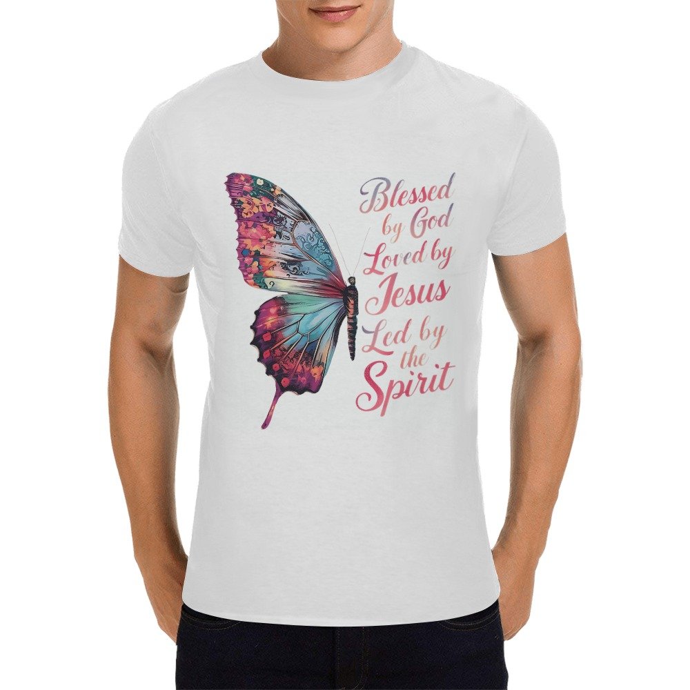 Men’s Christian T-Shirt – Premium Ring-Spun Cotton Faith Graphic Tee - Image 3