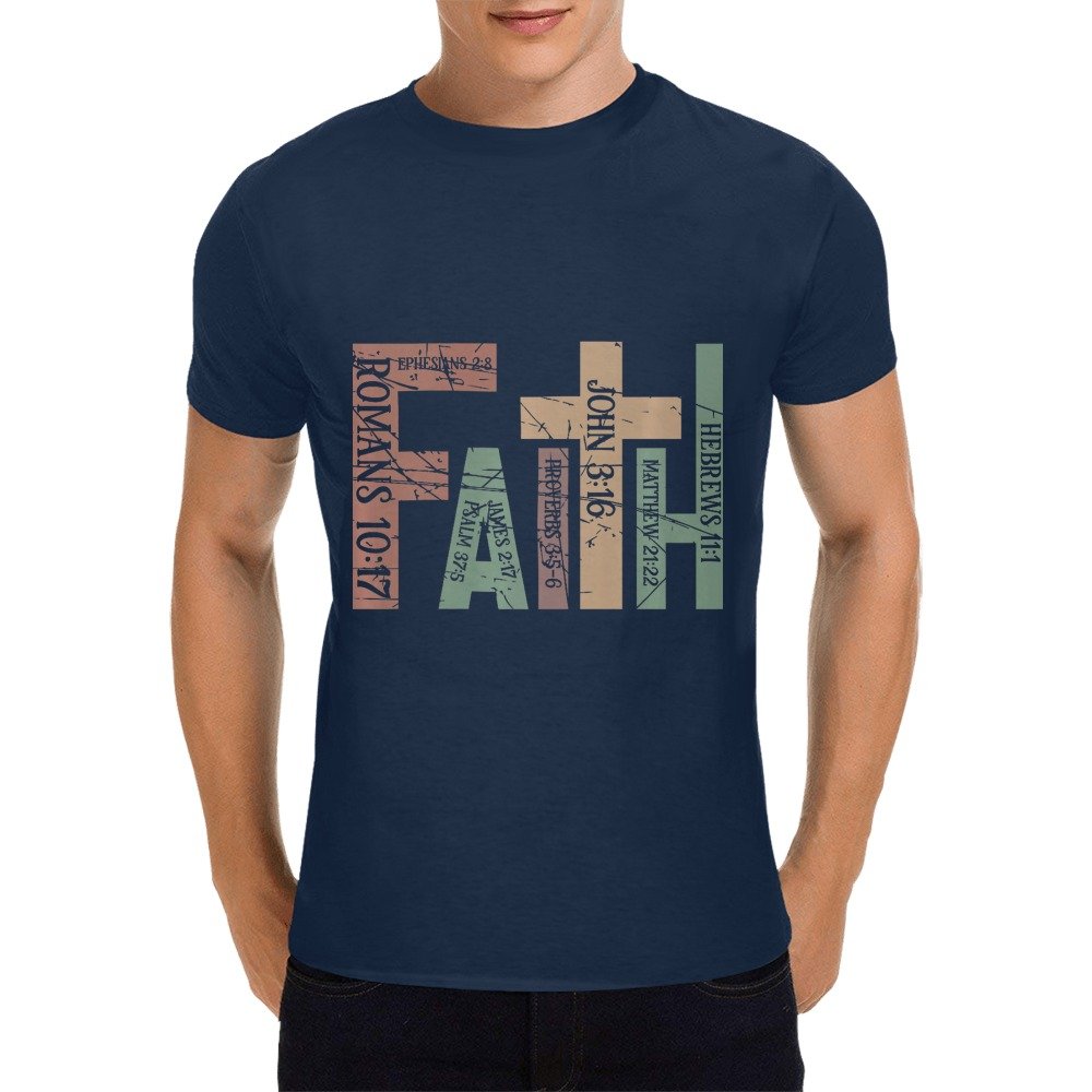 Men’s Christian T-Shirt – Premium Ring-Spun Cotton Faith Graphic Tee - Image 3