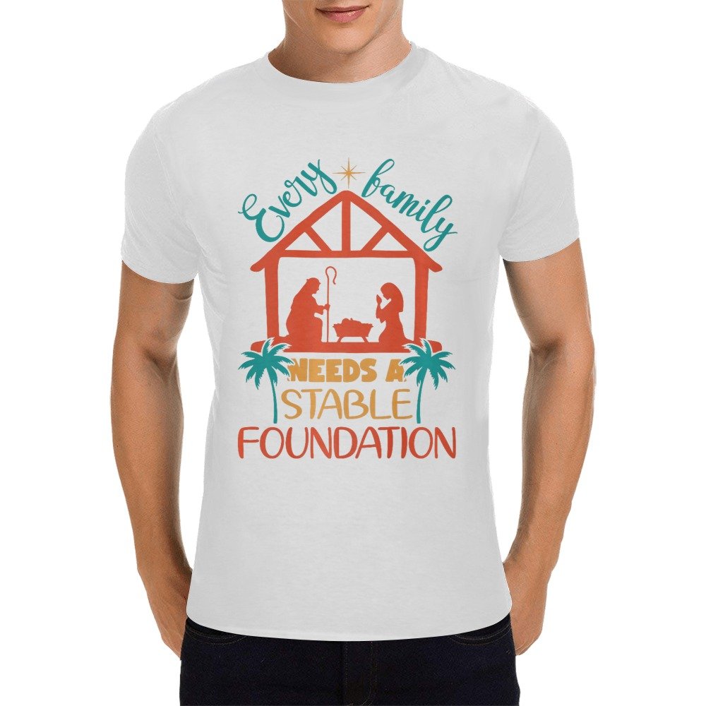 Men’s Christian T-Shirt – Premium Ring-Spun Cotton Faith Graphic Tee - Image 3