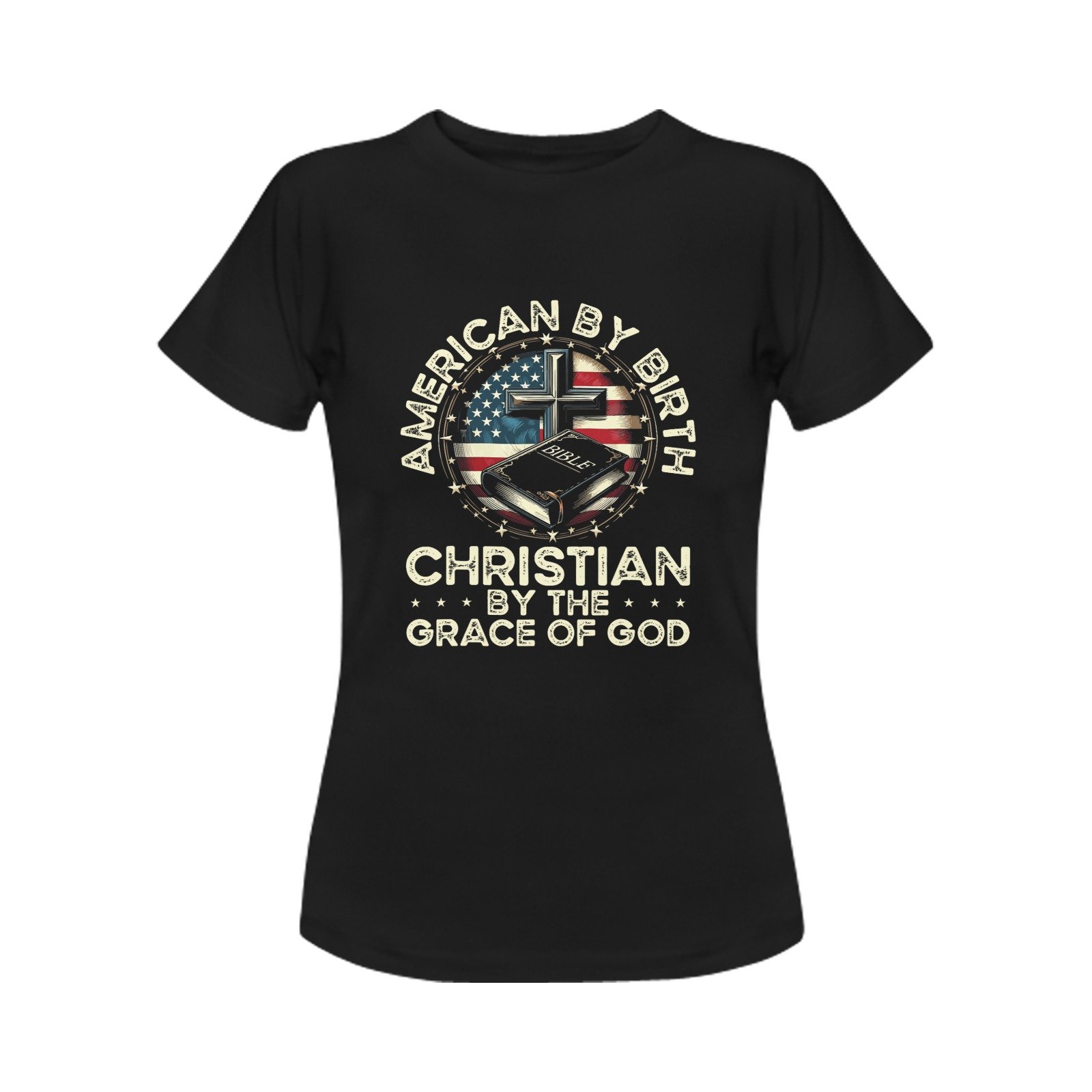 Men’s Christian T-Shirt – Premium Ring-Spun Cotton Faith Graphic Tee - Image 4