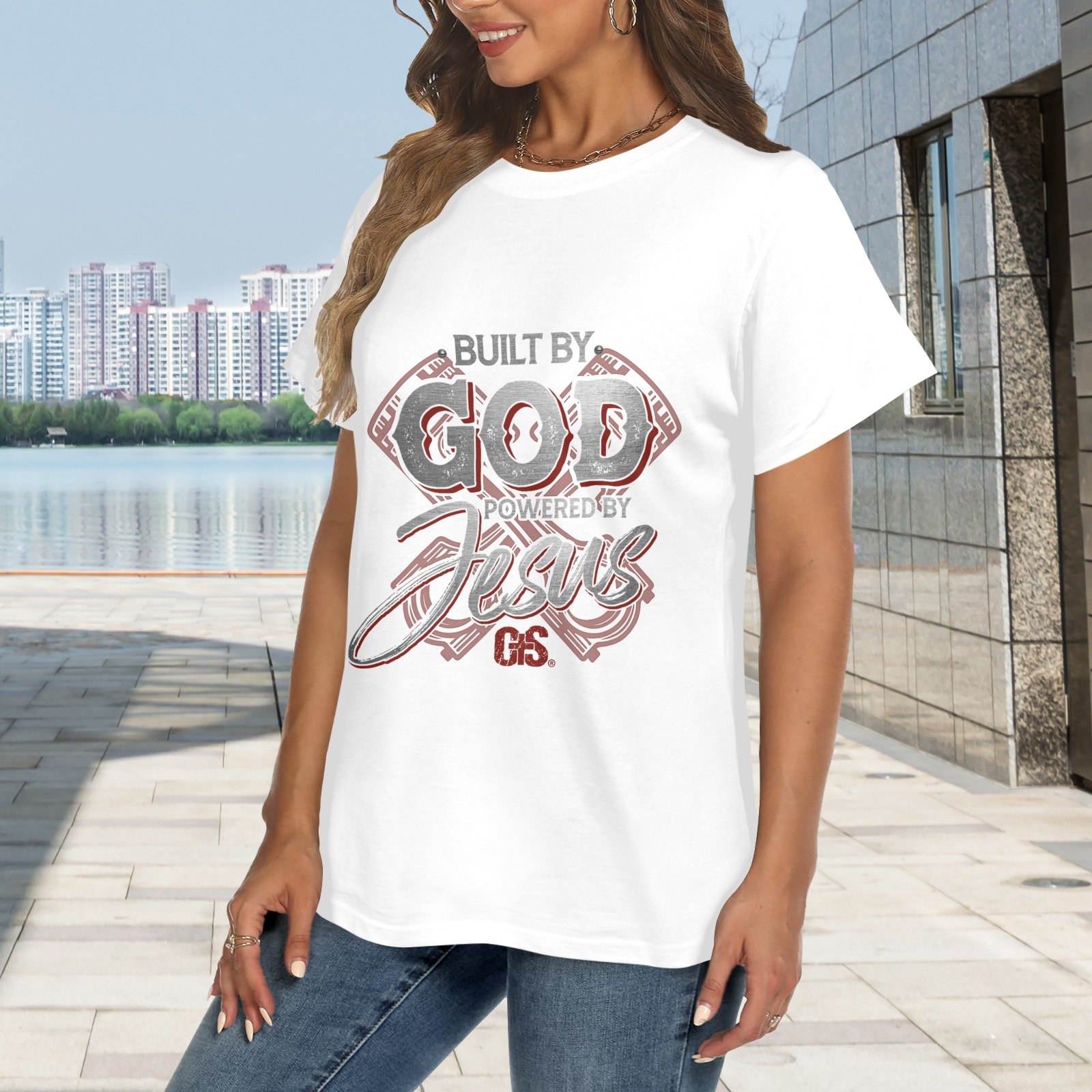 Men’s Christian T-Shirt – Premium Ring-Spun Cotton Faith Graphic Tee - Image 2