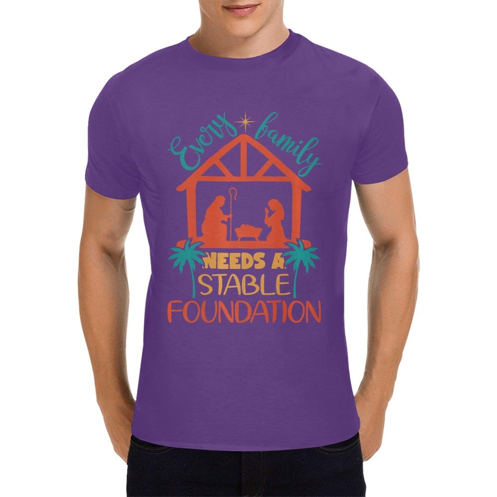 Men’s Christian T-Shirt – Premium Ring-Spun Cotton Faith Graphic Tee - Image 3
