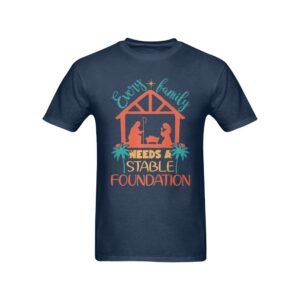 Men’s Christian T-Shirt – Premium Ring-Spun Cotton Faith Graphic Tee