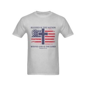 Men’s Christian T-Shirt – Premium Ring-Spun Cotton Faith Graphic Tee