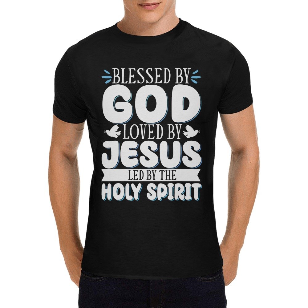 Men’s Christian T-Shirt – Premium Ring-Spun Cotton Faith Graphic Tee - Image 3