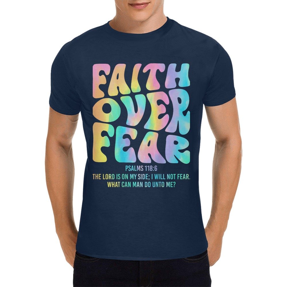 Men’s Christian T-Shirt – Premium Ring-Spun Cotton Faith Graphic Tee - Image 3