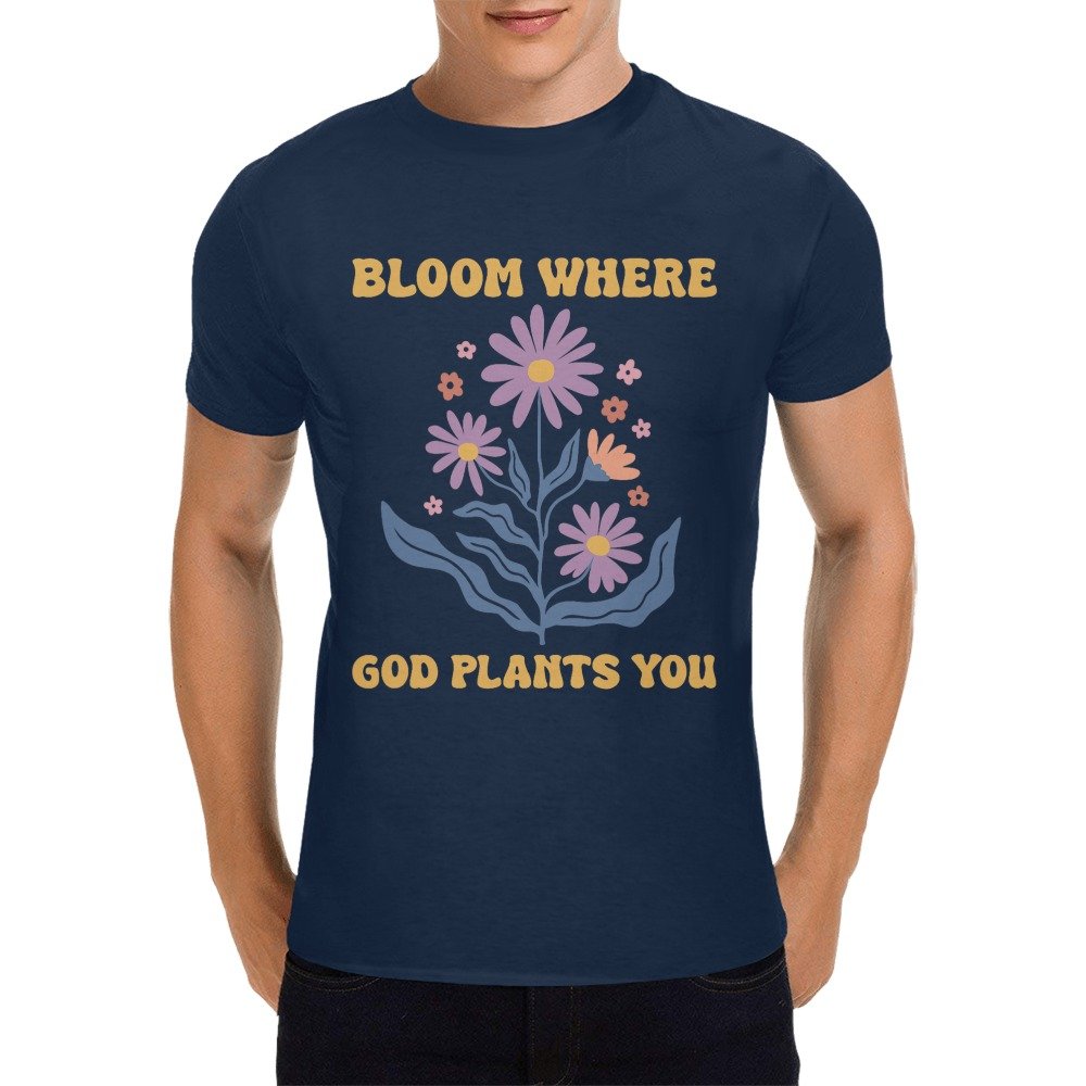 Men’s Christian T-Shirt – Premium Ring-Spun Cotton Faith Graphic Tee - Image 3