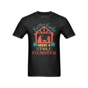 Men’s Christian T-Shirt – Premium Ring-Spun Cotton Faith Graphic Tee