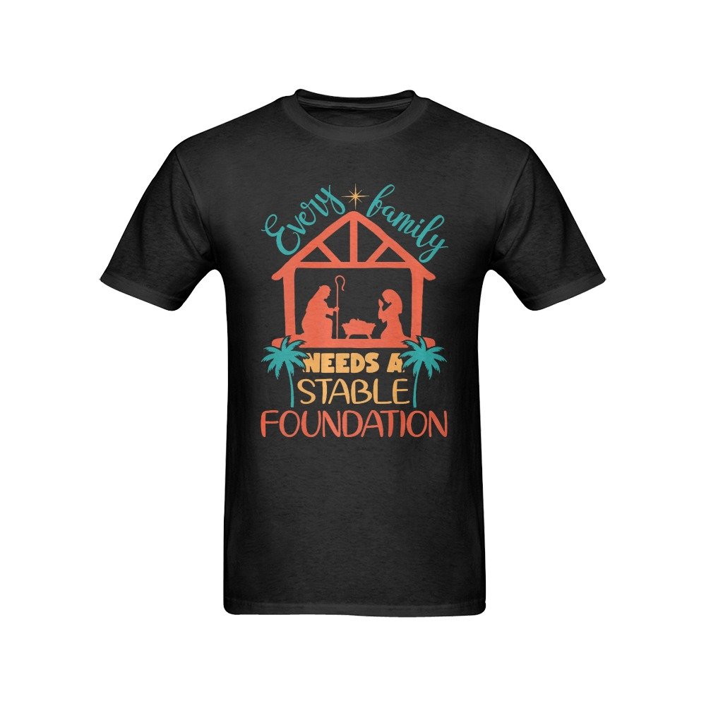 Men’s Christian T-Shirt – Premium Ring-Spun Cotton Faith Graphic Tee