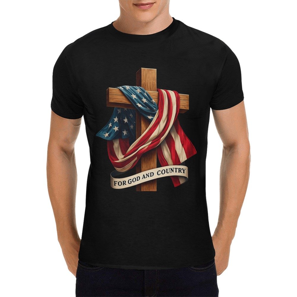 Men’s Christian T-Shirt – Premium Ring-Spun Cotton Faith Graphic Tee - Image 3