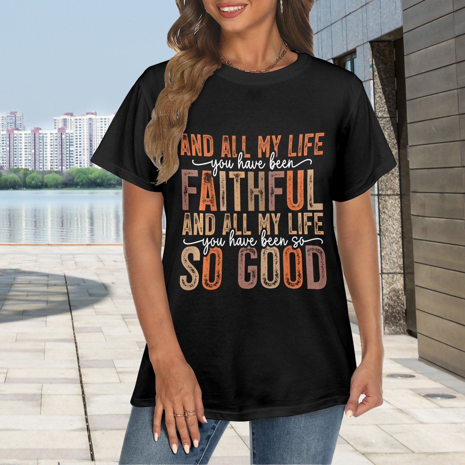 Men’s Christian T-Shirt – Premium Ring-Spun Cotton Faith Graphic Tee