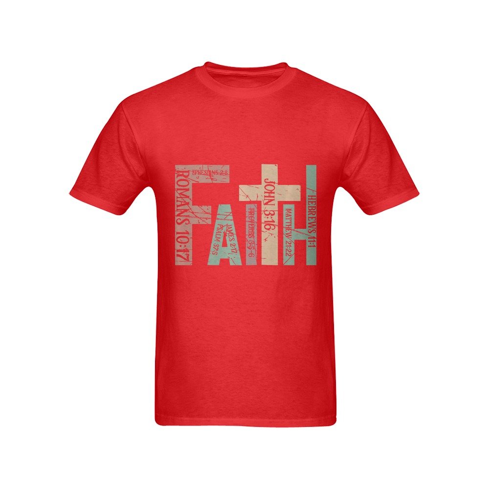 Men’s Christian T-Shirt – Premium Ring-Spun Cotton Faith Graphic Tee