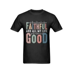 Men’s Christian T-Shirt – Premium Ring-Spun Cotton Faith Graphic Tee