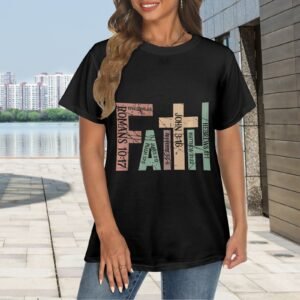 Men’s Christian T-Shirt – Premium Ring-Spun Cotton Faith Graphic Tee