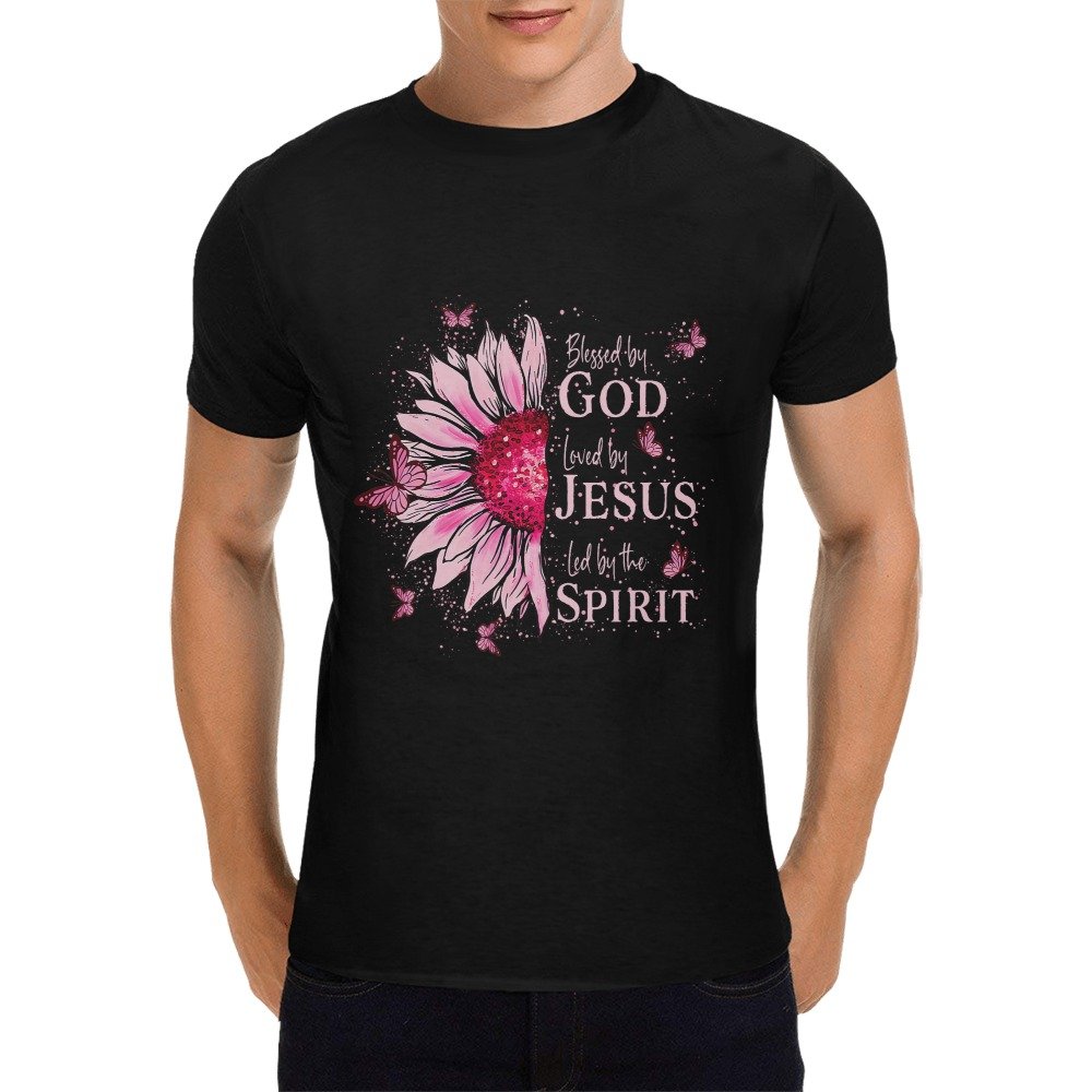 Men’s Christian T-Shirt – Premium Ring-Spun Cotton Faith Graphic Tee - Image 3