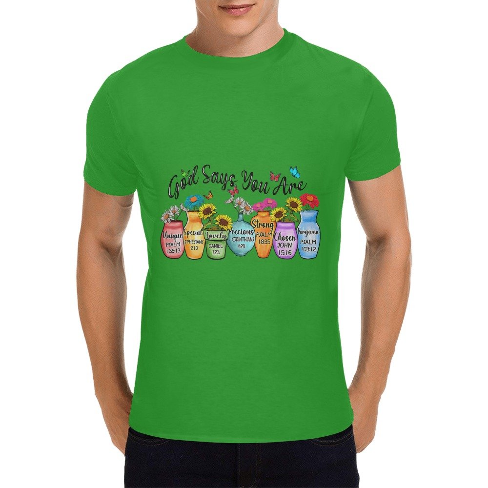 Men’s Christian T-Shirt – Premium Ring-Spun Cotton Faith Graphic Tee - Image 3