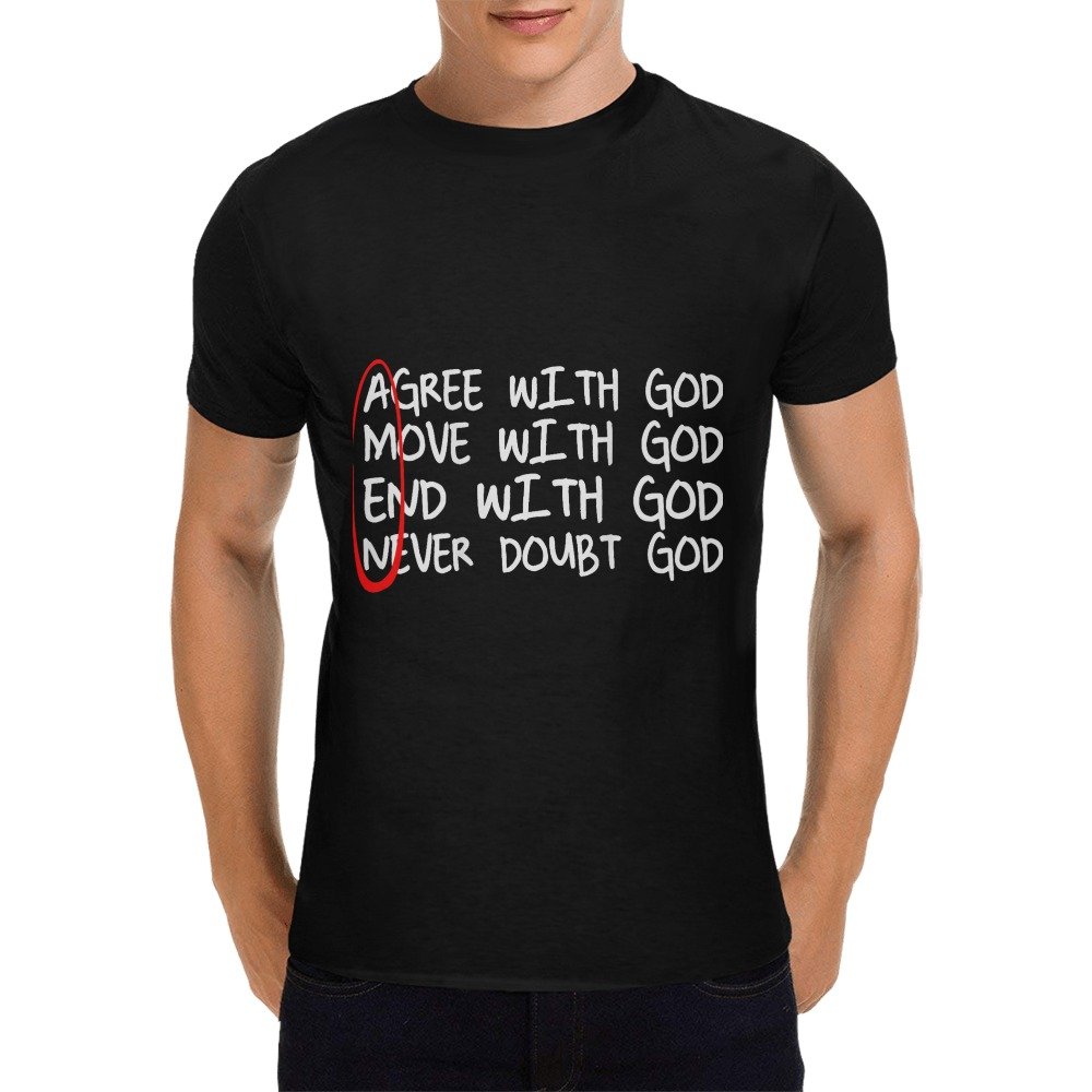 Men’s Christian T-Shirt – Premium Ring-Spun Cotton Faith Graphic Tee - Image 3