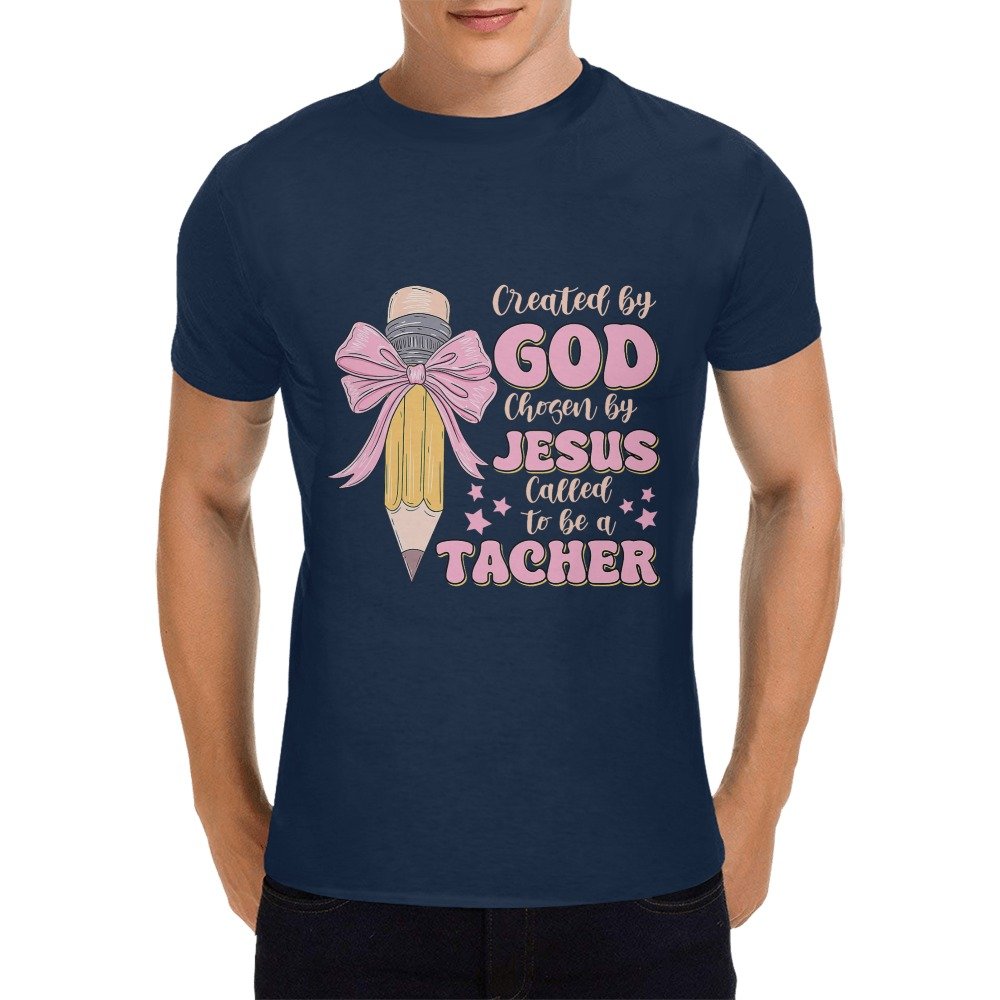 Men’s Christian T-Shirt – Premium Ring-Spun Cotton Faith Graphic Tee - Image 3