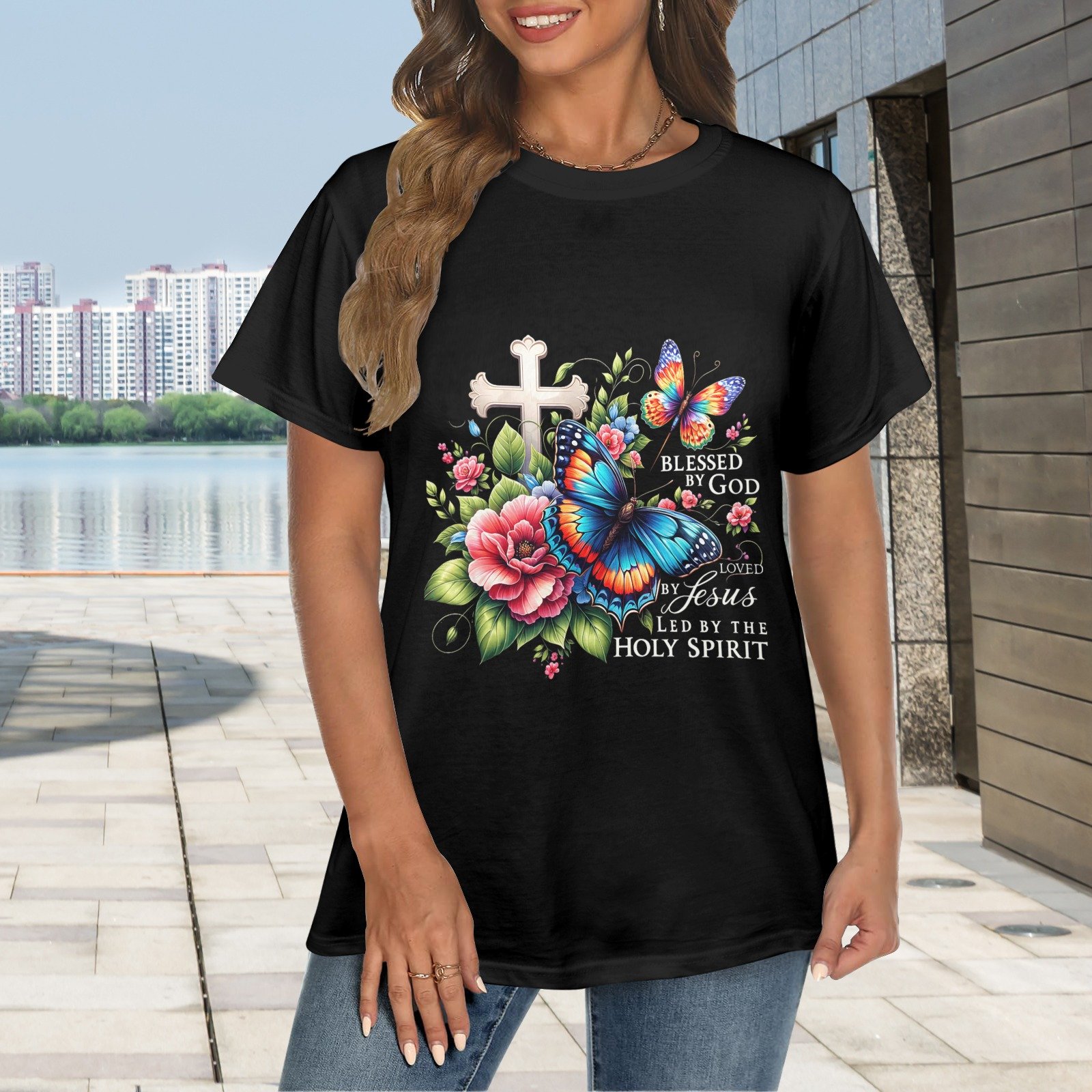 Men’s Christian T-Shirt – Premium Ring-Spun Cotton Faith Graphic Tee