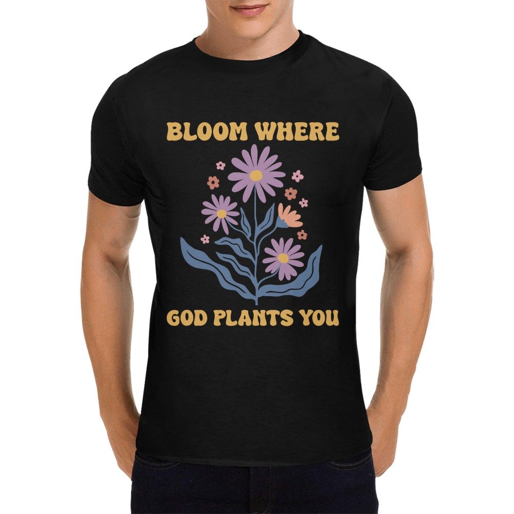 Men’s Christian T-Shirt – Premium Ring-Spun Cotton Faith Graphic Tee - Image 3