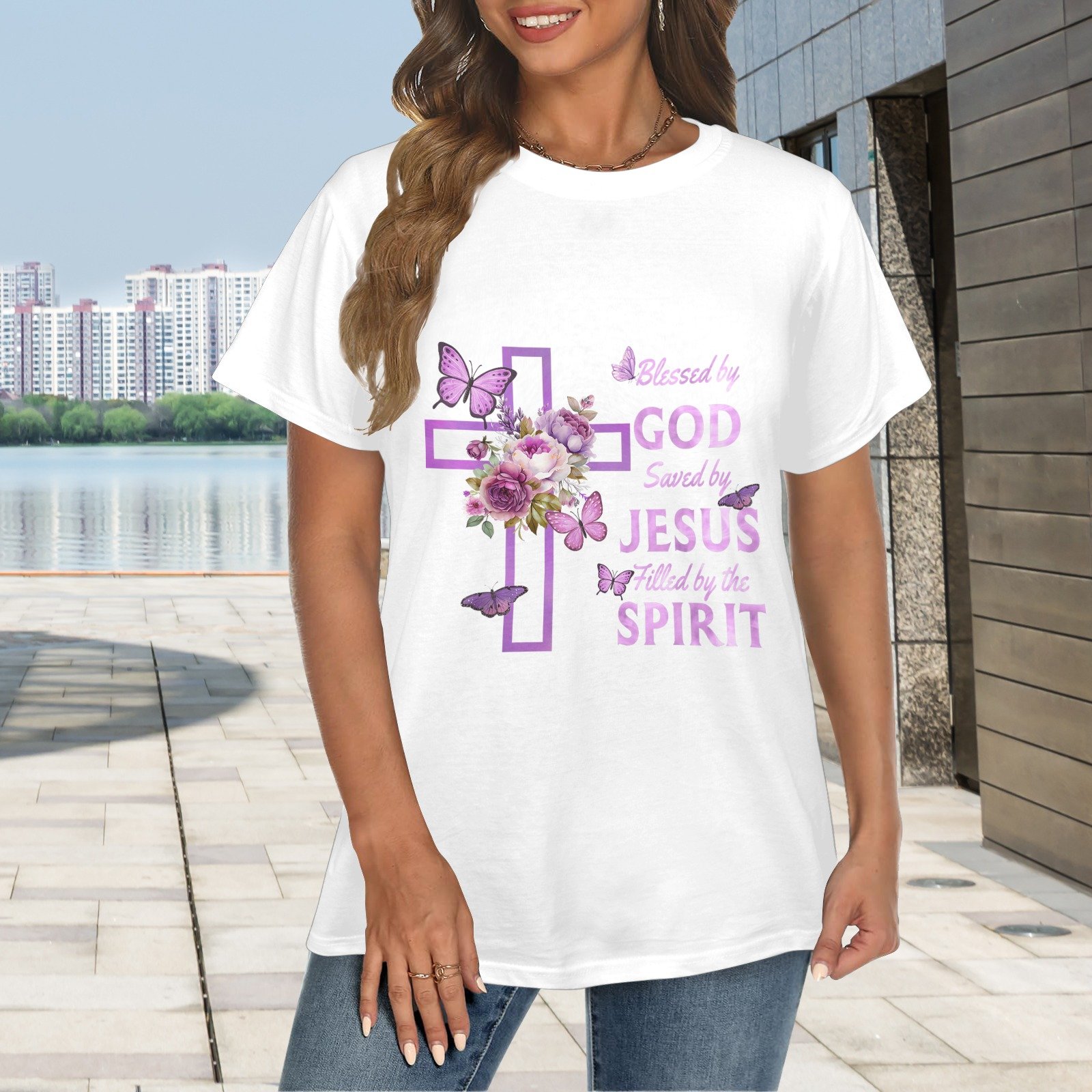 Men’s Christian T-Shirt – Premium Ring-Spun Cotton Faith Graphic Tee