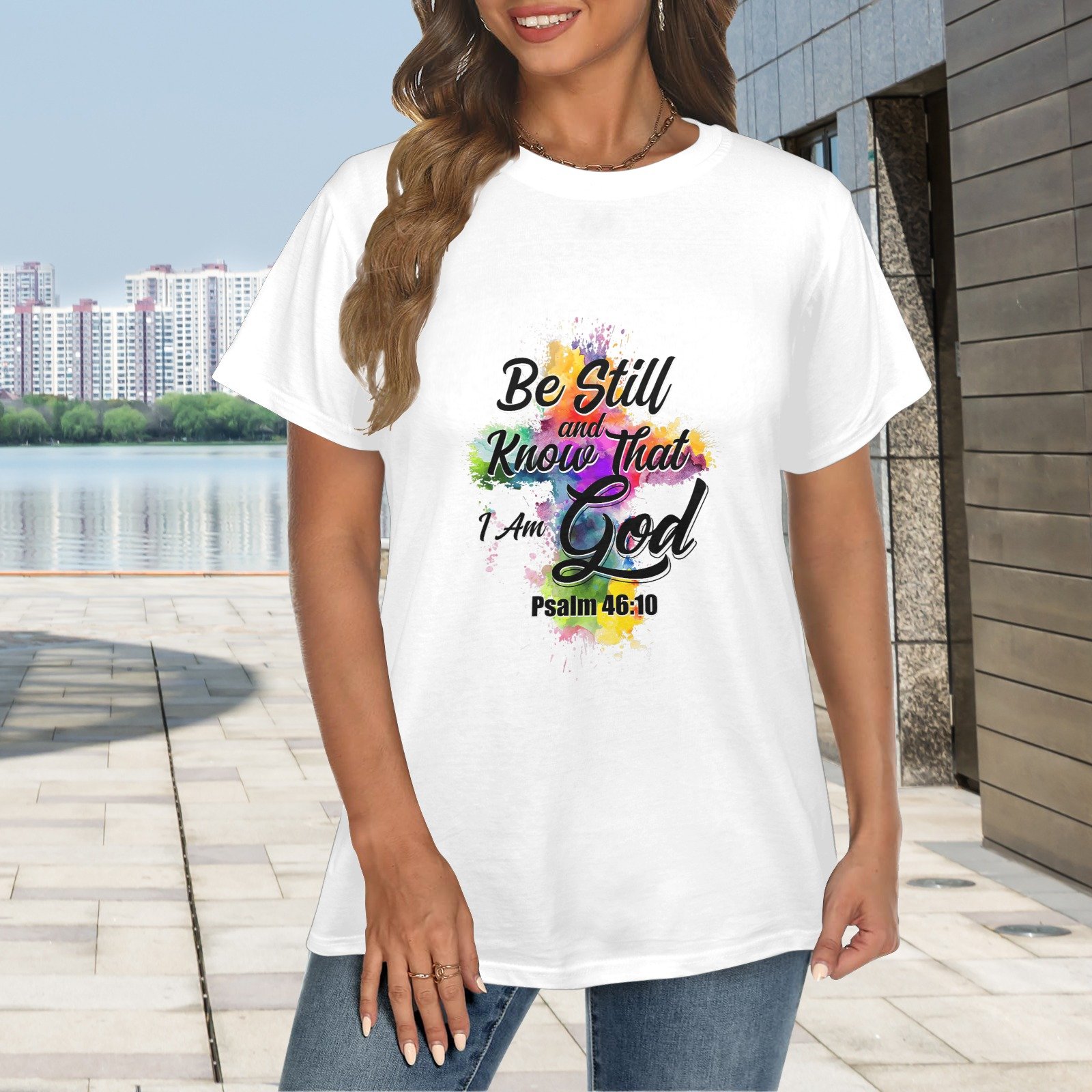 Men’s Christian T-Shirt – Premium Ring-Spun Cotton Faith Graphic Tee