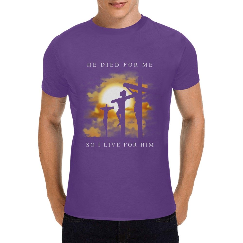 Men’s Christian T-Shirt – Premium Ring-Spun Cotton Faith Graphic Tee - Image 3