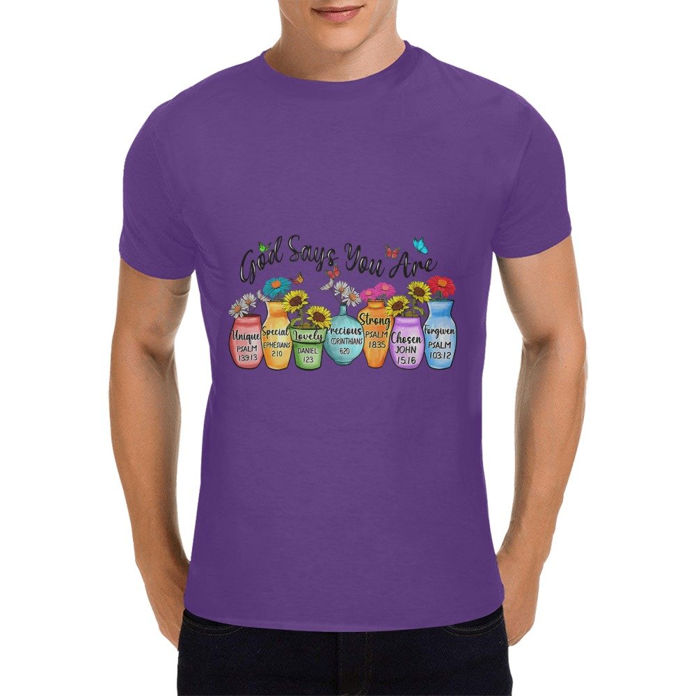 Men’s Christian T-Shirt – Premium Ring-Spun Cotton Faith Graphic Tee - Image 3